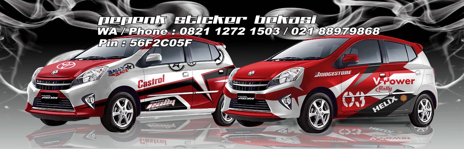 Top Cutting Stiker Mobil Ayla Silver Terbaru Modifotto