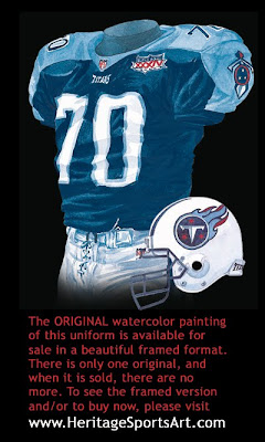 Tennessee Titans 1999 uniform