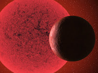 A New Super-Earth detected orbiting a red dwarf star.