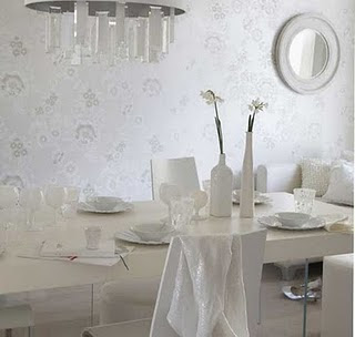 White Dining Room Interior Design Ideas