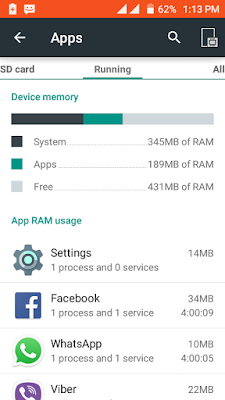 How to check Phone Ram