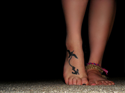 anchor cute foot girl tattoo Added Aug 29 2011 Image size