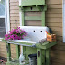 Salvaged Wood & Pallet Potting Benches 