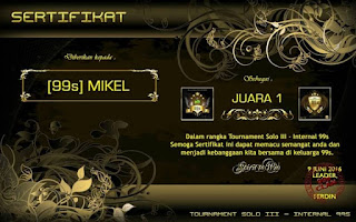 JUARA 1 TOURNAMENT INTERNAL III CLAN [99s] = MIKEL