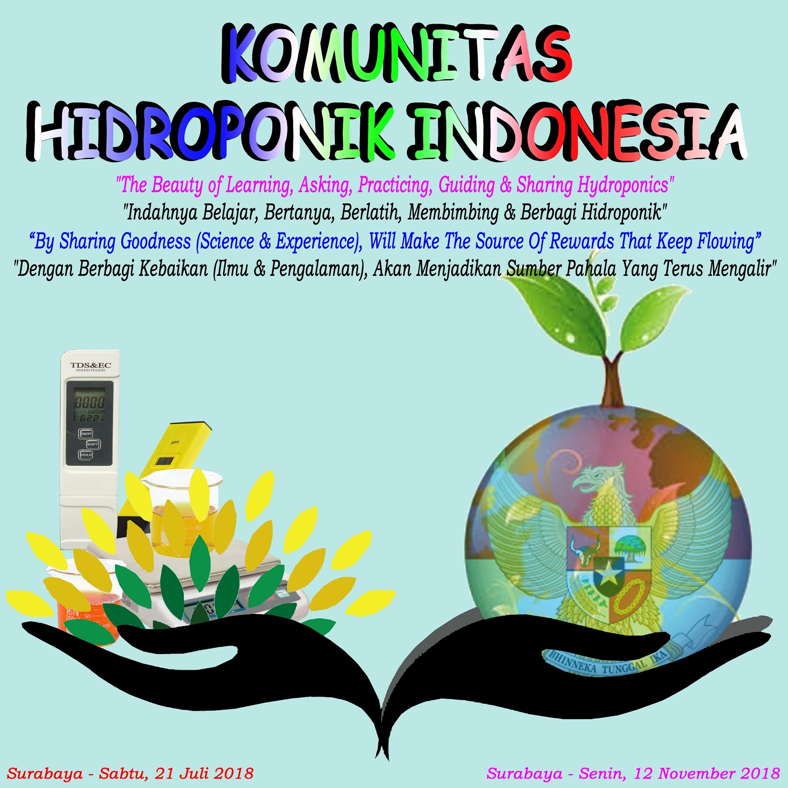 Teman Teman Di "KOMUNITAS HIDROPONIK INDONESIA KHI " Yang Sudah Berbagi Kebaikan Sebagai Manivest Dari Sebuah Ibadah