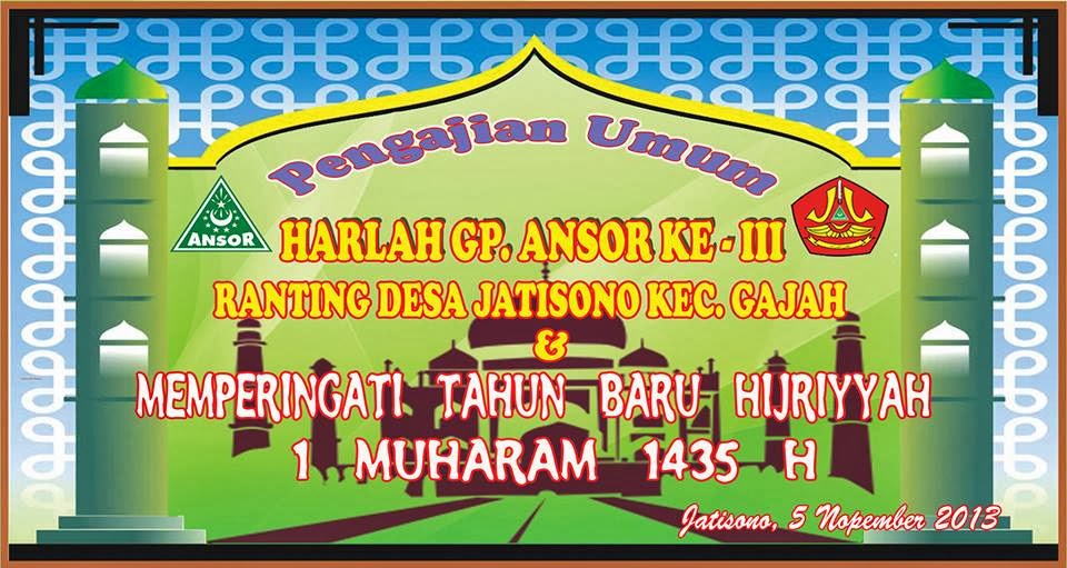 GERAKAN PEMUDA ANSOR RANTING DESA JATISONO PERINGATAN 