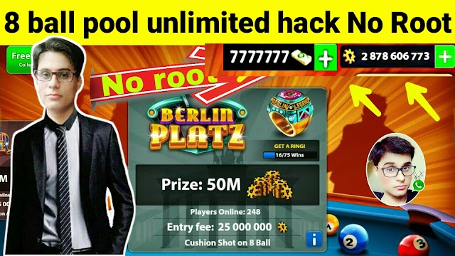 8 Ball pool unlimited hack mod Apk no root 2017