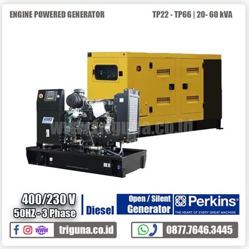 Jual Genset Perkins 20 kVA (404D-22G) - Hubungi 08777.6463.445 