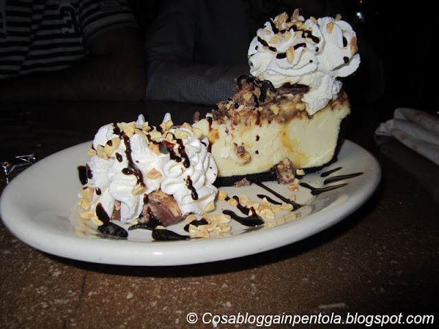 america cosa blogga in pentola cheese cake panna caramel cioccolato chocolate nuts cosabloggainpentola