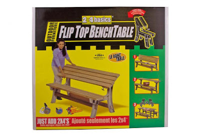 Hopkins Flip Top BenchTable Kit, Convert From Bench To Table And Back With Ease