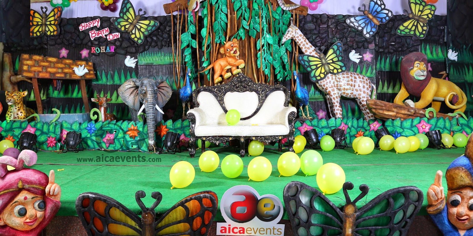 aicaevents Jungle  Theme  Birthday  party  Decorations 