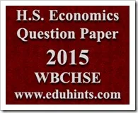 HS Economics final exam Question Paper 2015