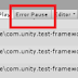 Game Pause on error in Unity3d 