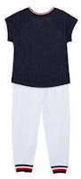Little Girl's 2 Piece Logo Tee & Joggers Set