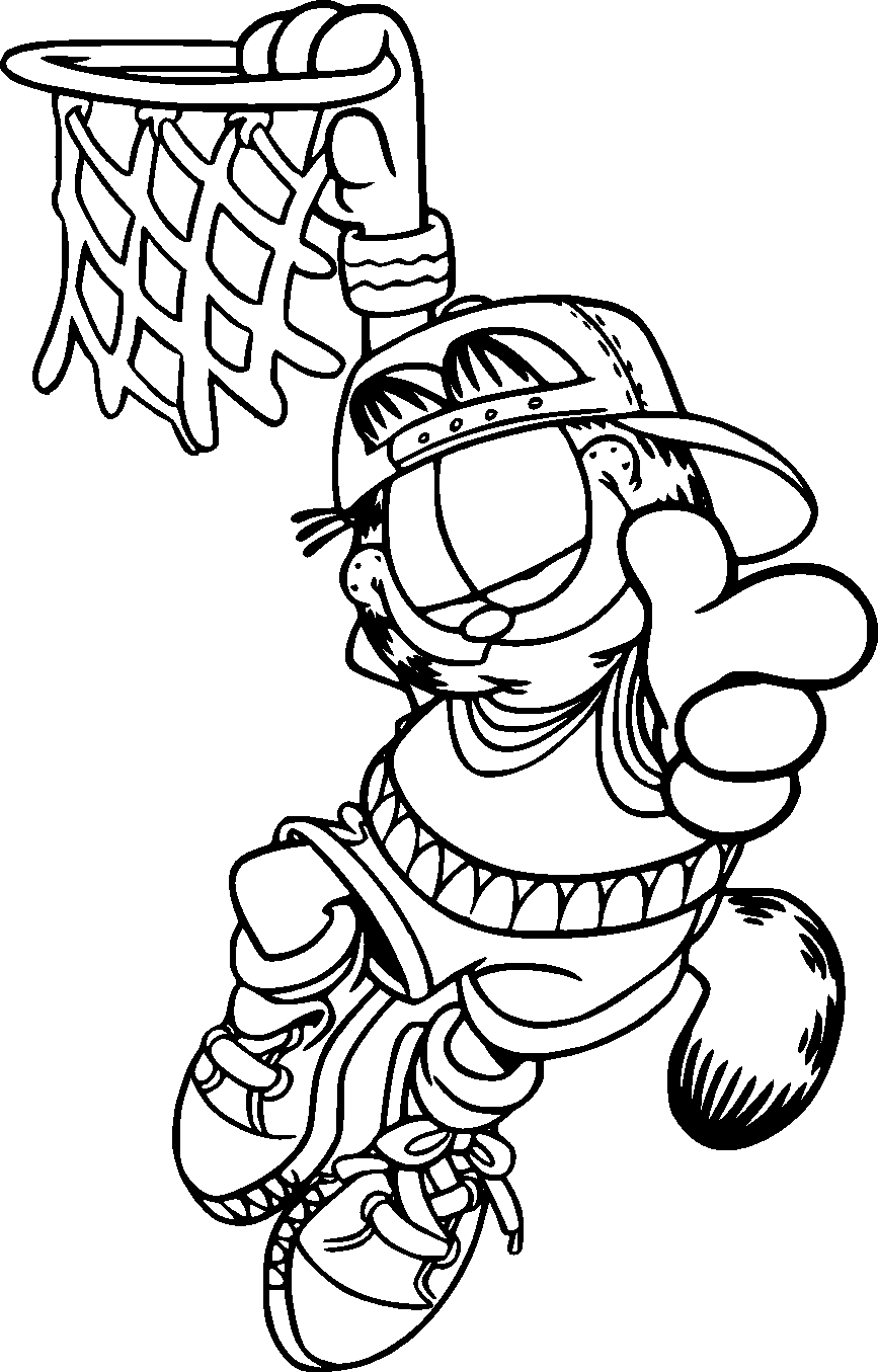 Garfield Coloring Pages