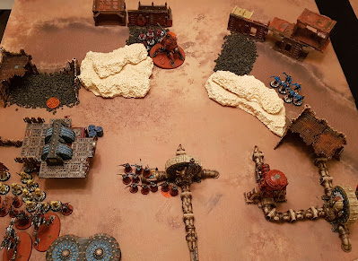 Warhammer 40k - 9th Edition - Chaos Daemons vs Adeptus Mechanicus - 1000pts - Eternal War - Incursion - Shifting Front Mission