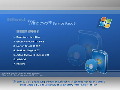 Windows Ghost XP Pro Sp3 Blue Extreme Final/ENG/x86 | Full Version | 700 MB