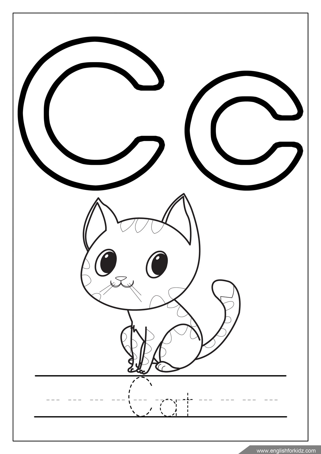 printable alphabet coloring pages