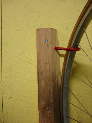 fabrication bike hook rack homemade
