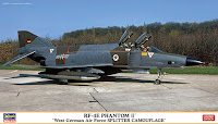 Hasegawa 1/72 RF-4E PHANTOM II 'West German Air Force SPLITTER CAMOUFLAGE' (02445) Color Guide & Paint Conversion Chart