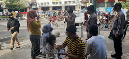 Operasi Yustisi Polresta Yogyakarta Bantu Pencegahan Penyebaran Covid-19 di Wilayah Malioboro