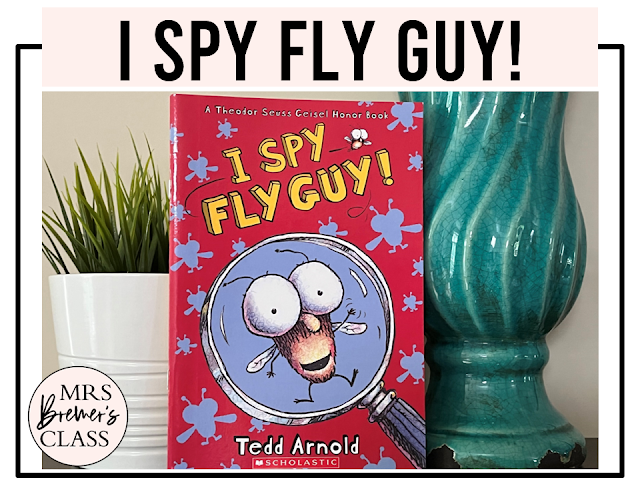 I Spy Fly Guy book study activities unit with Common Core aligned literacy companion activities for First Grade and Second Grade
