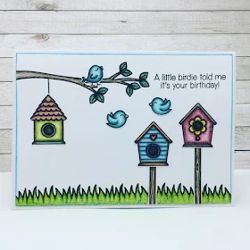 Sunny Studio Stamps: A Bird's Life Customer Card Share by Tanja