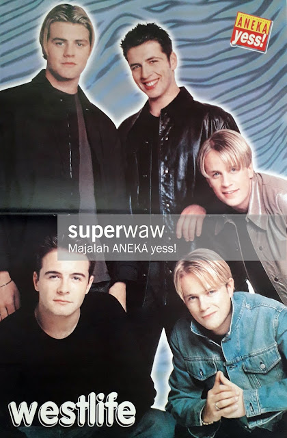 POSTER WESTLIFE (MAJALAH ANEKA)