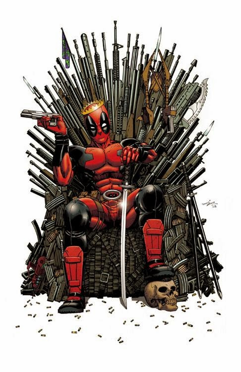 Meme de humor sobre Deadpool y Juego de tronos