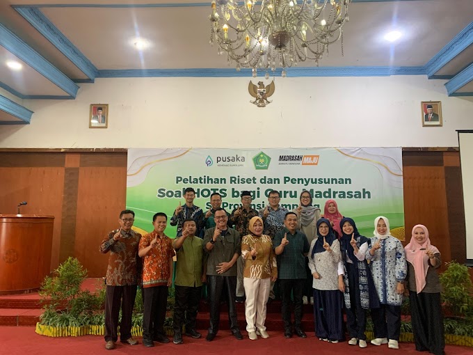 Kepala MIN 3 Bandar Lampung Hadiri Acara Penutupan Pelatihan Riset dan Penyusunan Soal HOTS Bagi Guru 