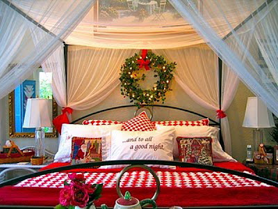 Design bedroom Christmas, Christmas, santa claus, holiday, bedroom