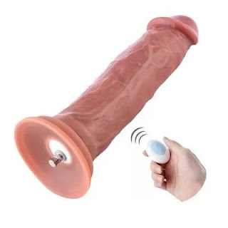 Hismith 9.1" Realistic Vibrating Silicone Dildo With Veined Shaft