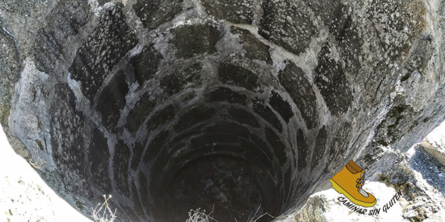 Interior del cubo del Molino de El Altillo del río Perales