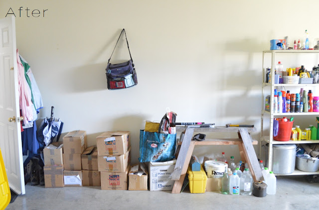 Garage organisation before and afters, by Amy MacLeod, Five Kinds of Happy blog