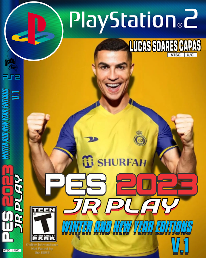 PES JR PLAY 2023 - PS2 - WINTER AND NEW YEAR EDITIONS V.1