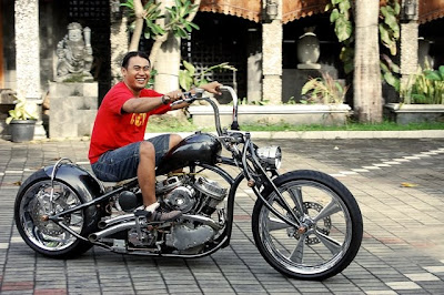 Modifikasi Harley  Davidson  Hot Rodz Full Custom Foto 