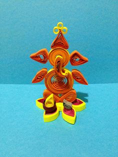 Quilling paper god designs