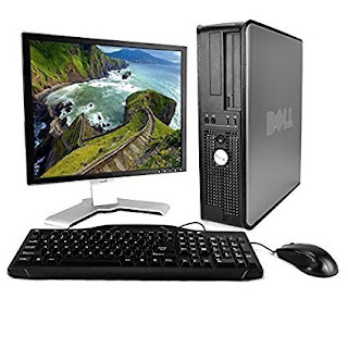 Dell OptiPlex Desktop Complete Computer Package with Windows 10 Home - Keyboard, Mouse, 17" LCD Monitor(brands may vary) (Renewed)