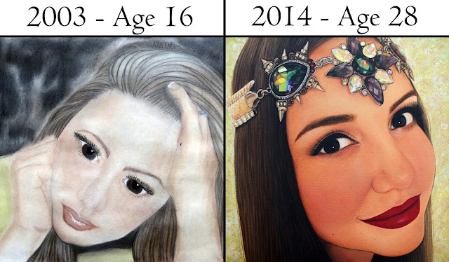 art, artist, practice, practice makes perfect, then and now art, then and now artist, full time portrait artist, toronto portrait artist, canadian portrait artist, international portrait artist