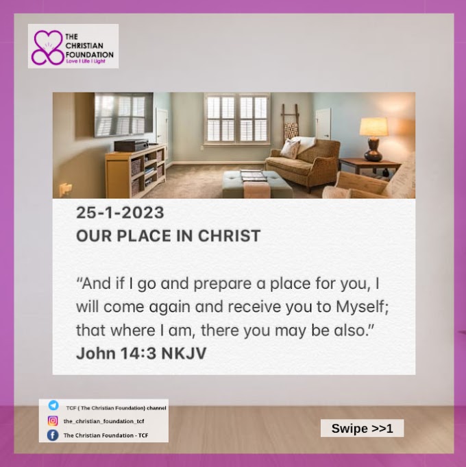 OUR PLACE IN CHRIST | TCF DEVOTIONAL