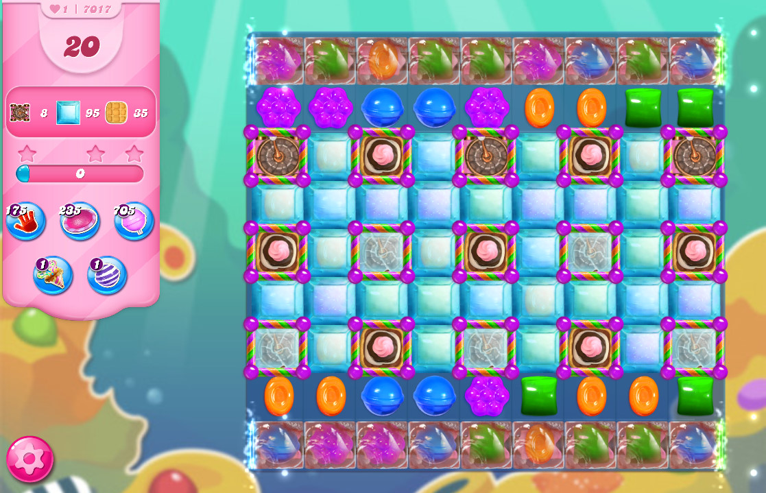 Candy Crush Saga level 7017