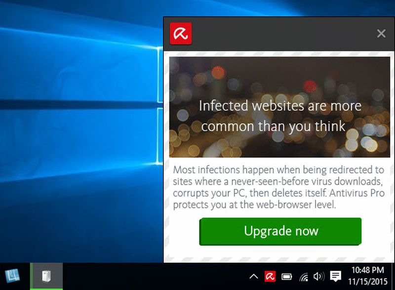 avira popup ads