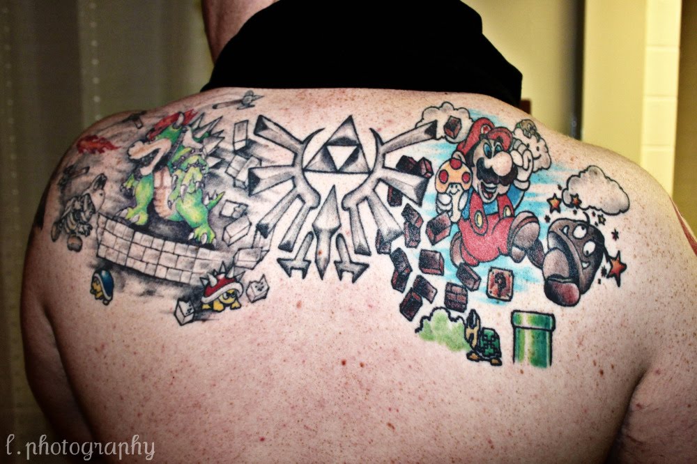 ZELDA TATTOO. Those who grew up on Nintendo can appreciate this.