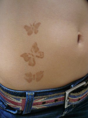 Simple Lower Front Tattoo Ideas With Butterfly Tattoo Designs With Image 