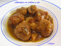 Albóndigas con avellanas y Ceps