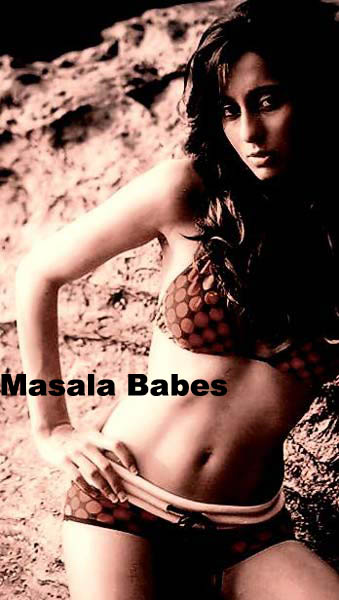 Anushka Dandekar posing in sexy bikini
