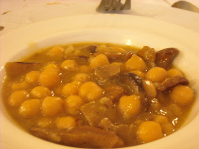 garbanzos con setas