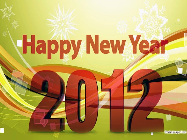 Cute 2012 New Year Wallpapers