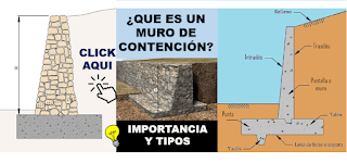 tipos de muros de contencion caracteristicas en la construccion