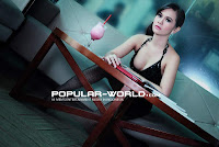 Anindita Putri Modeling agencies Talent Action On Popular Magazine Oktober 2012